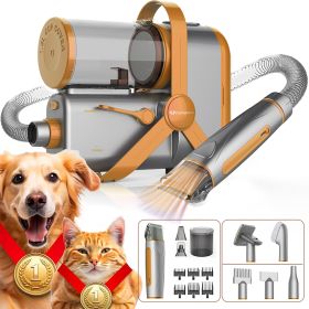 Pet Grooming Vacuum Hair Dryer & Nail Grinder Kit